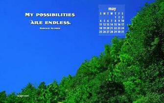 May Desktop Wallpaper Calendar
