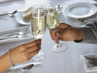 New Year Couple Shares Champaign HD Wallpaper Search