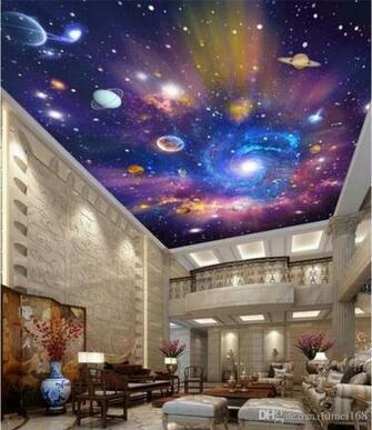 Compre Personalizado 3d Murales De Techo Wallpaper Decoraci N Del