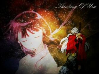 Thinking Of You Kikyo Inuyasha Anime HD Wallpaper