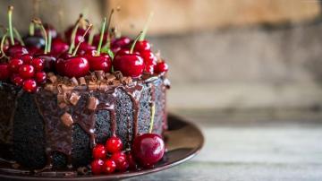 Wallpaper Cake Receipt Chocolate Cherry 5k Food