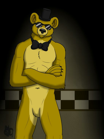 Golden Freddy By Bleuxwolf