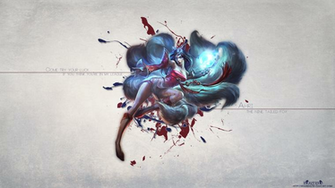 Lol Ahri Season Wallpaper HD By Xrazerxd