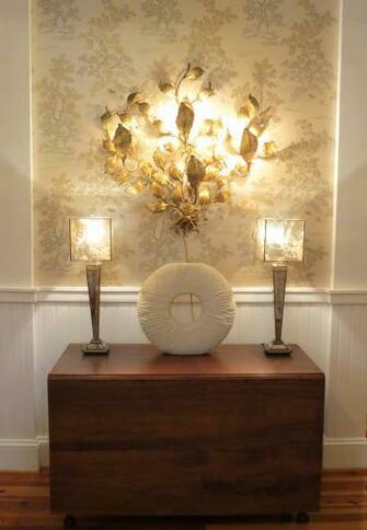Wallpaper Accent Wall Foyer Antique And Modern