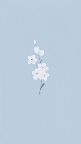 Blue Astetic Wallpaper In Baby Cute Simple