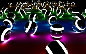 Colorful 3d Ball HD Wallpaper