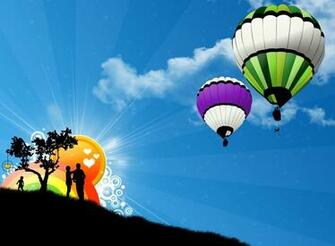 Air Balloon Wallpaper