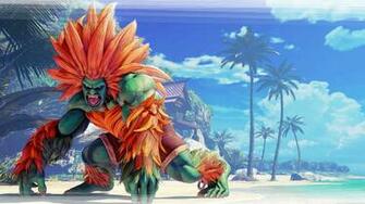 Street Fighter B Blanka UHD 8k Wallpaper