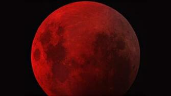 Astronomy Blood Moon HD Wallpaper Space Planets