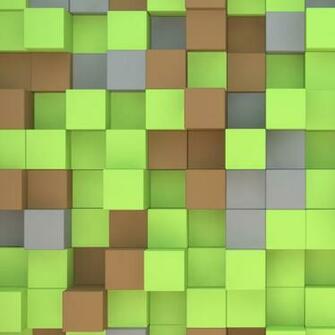 Minecraft Cubes iPad Wallpaper iPhone
