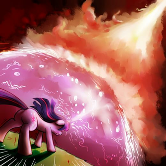 Tags My Little Pony Epic Twilight Sparkle Forcefield Illustration