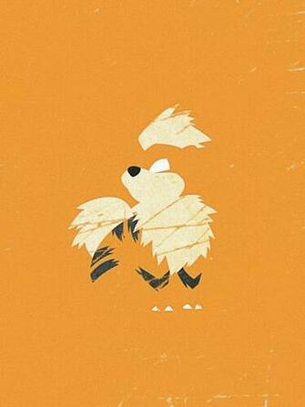 Minimal Growlithe By Lacron Pok Mon Pokemon Lock
