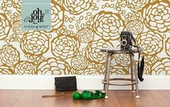 Oh Joy Gold Floral Removable Wallpaper For The Home