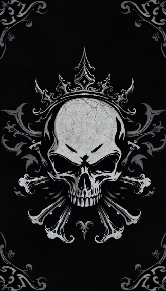Skull Crossbones Wallpaper