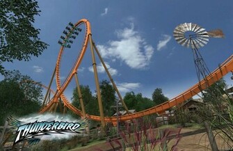 Holiday World Thunderbird Roller Coaster Wallpaper Click Picture For