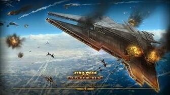 Star Wars The Old Republic Destroyer Exploding