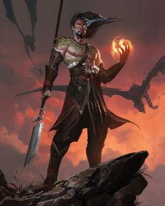 Sarkhan Fireblood Magic The Gathering Rutkowski 88grzes