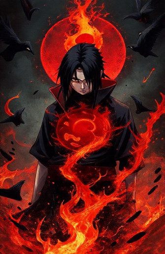 Itachi Amaterasu Wallpaper