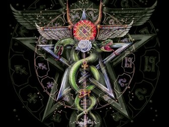 Displaying Image For Wiccan Pentacle Wallpaper
