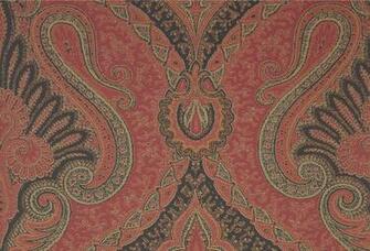 One Kings Lane Thibaut Caballero Wallpaper Black