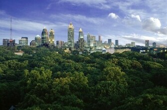 Skylines Atlanta Wallpaper Art Skyline HD Desktop