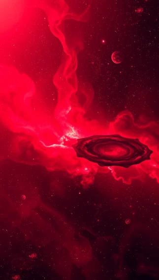Red Space Wallpaper