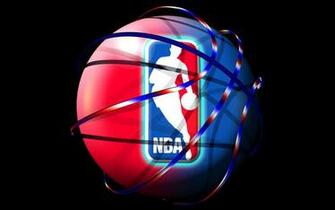 Nba Ball Logo On Black Background All