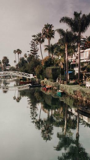 Beautiful Los Angeles iPhone X Wallpaper Preppy