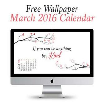 Desktop Wallpaper March Calendar Or Without
