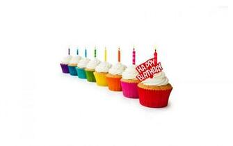 Happy BirtHDay Cupcakes Wallpaper
