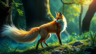 Nine Tails HD Wallpaper
