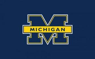 University Blue Logo Michigan Wallpaper