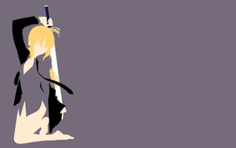Saber Suit Fate Zero Minimal Wallpaper By Micah Halter