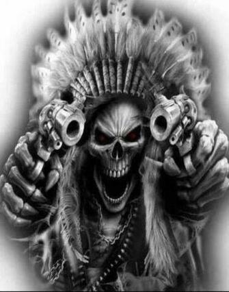 Badass Skulls Skelet