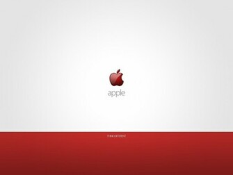 Red Apple Think Different Wallpaper