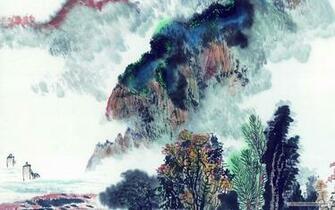 Wallpaper Art Chinese Ink Painting
