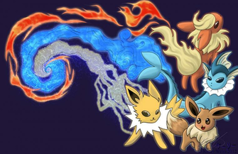 Eevee Wallpaper Pokeball Pokemon Evolution By