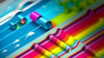 Designer In This 3d Relaxing Wallpaper Coloful Landscape