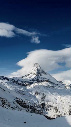 Snow Winter Switzerland iPhone Wallpaper 6s