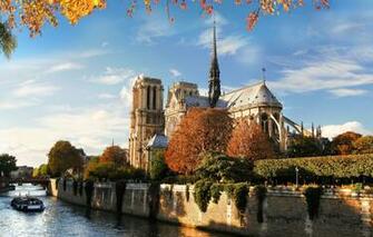 Wallpaper Autumn Bridge Nature The City River France Paris