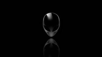 Alienware Logo Reflection Black Background 1080p Wallpaper