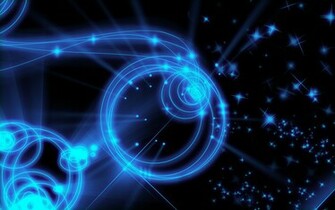 Neon Blue Wallpaper Which Is Under The