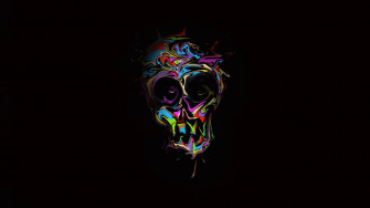 Black Skull Wallpaper