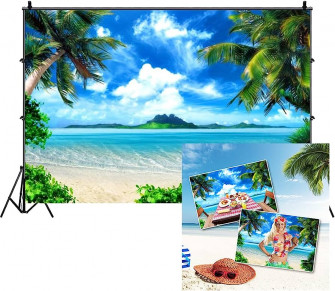 Amazon Aofoto Tropical Beach Photography Background
