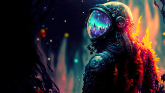 Astronaut Digital Art 4k Wallpaper