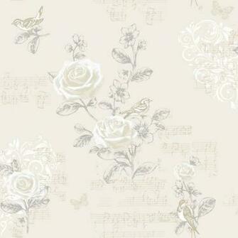 Jenny Wren Wallpaper Champagne Coloroll From I Love Uk
