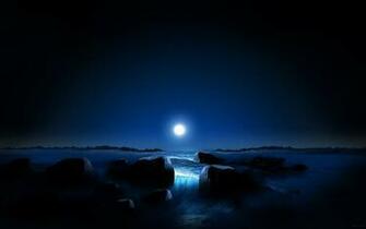 Blue Space Collage Montage Wallpaper Background By