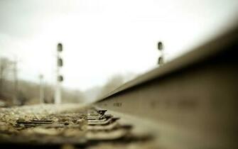Railroad Rail Macro Train Tracks Wallpaper Background
