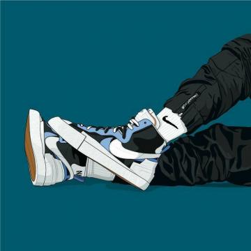 Ide Ilustrasi Sneakers Di Wallpaper
