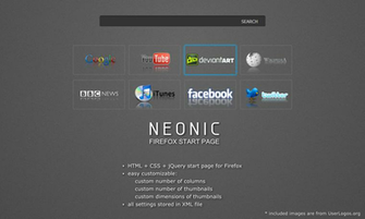 Neonic Firefox Start By Flatmo1